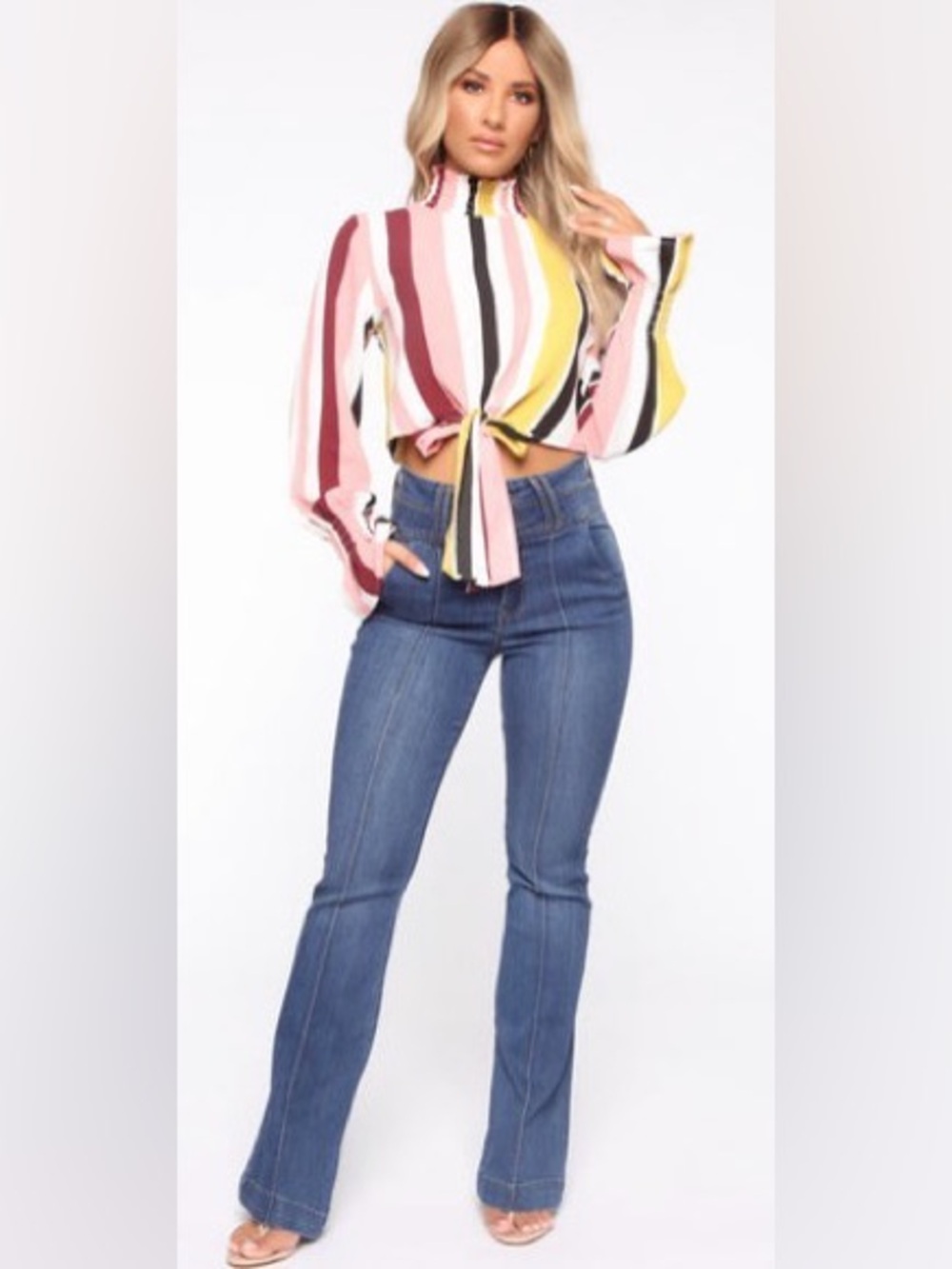 High Rise Trouser Jeans